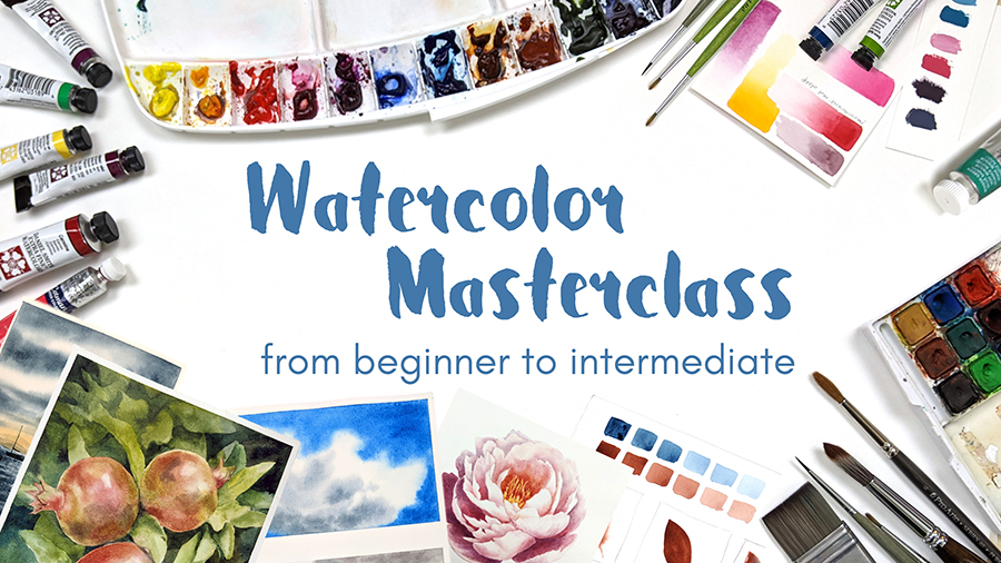 watercolor class